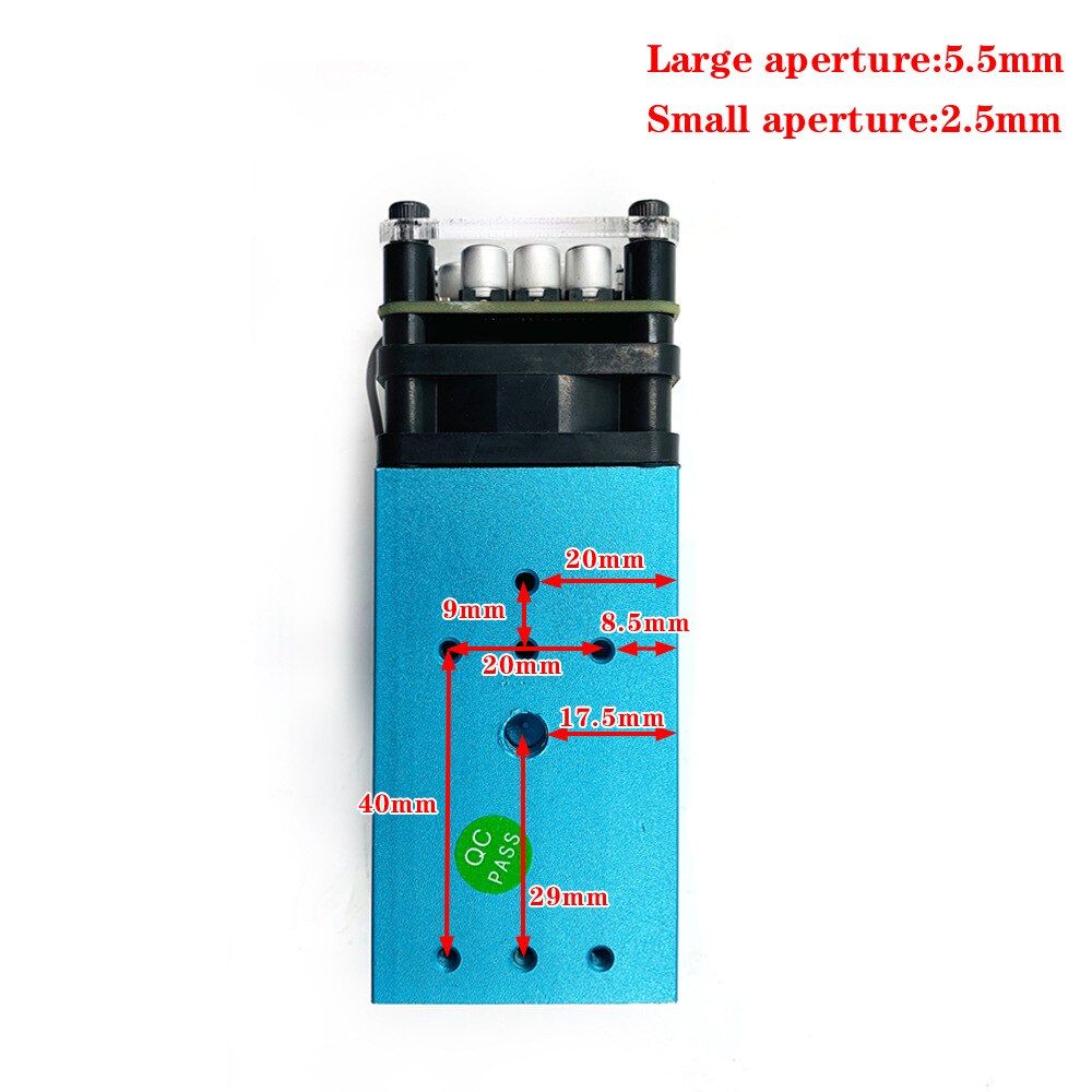 500MW 2500MW 5500MW 405-450MW Laser Module Focusing Len Blue Laser Engraving TTL PWM Module - Image 2