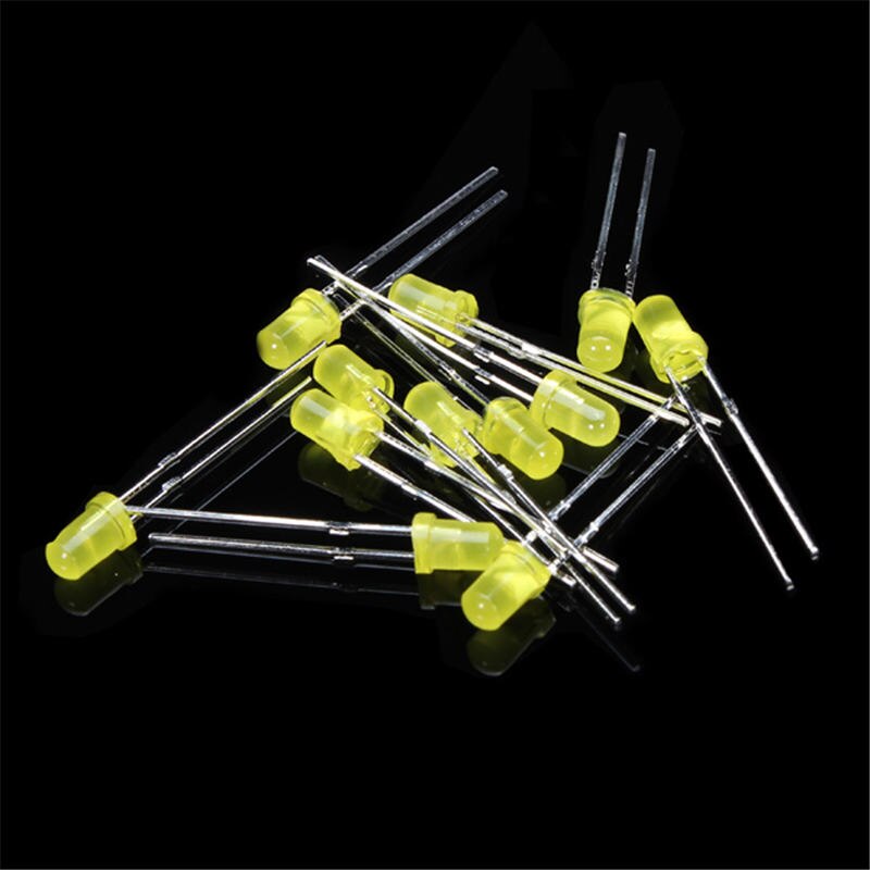 500Pcs 3MM LED Diode Kit Mixed Color Red Green Yellow Blue White Electronic Components Mixed Set Diodes - Image 3