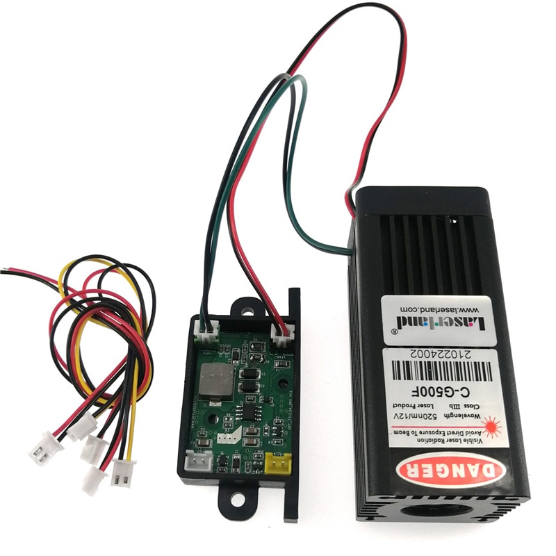 500mW Diode Laser Module 520nm Laser Module 14mm Fat Beam Green laser head Good Heat dissipation - Image 2