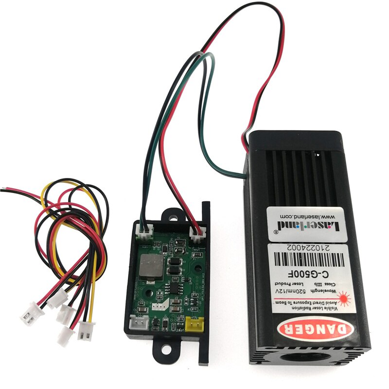 500mW Green Laser 520nm Laser Diode Module 14mm Fat Beam Green Laser Head Good Heat Dissipation - Image 2