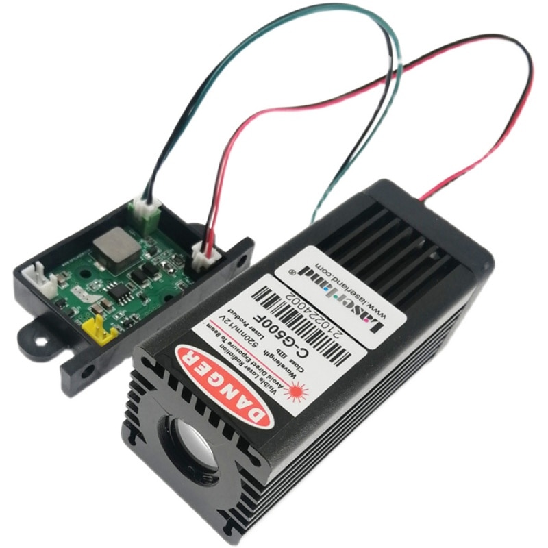 500mW Green Laser 520nm Laser Diode Module 14mm Fat Beam Green Laser Head Good Heat Dissipation - Image 4