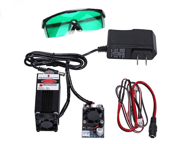 500mw/2500mw/5500mw/15W 450nm 12V Laser head Engraving Machine Part Laser blue purple laser module focusing laser engraving - Image 2