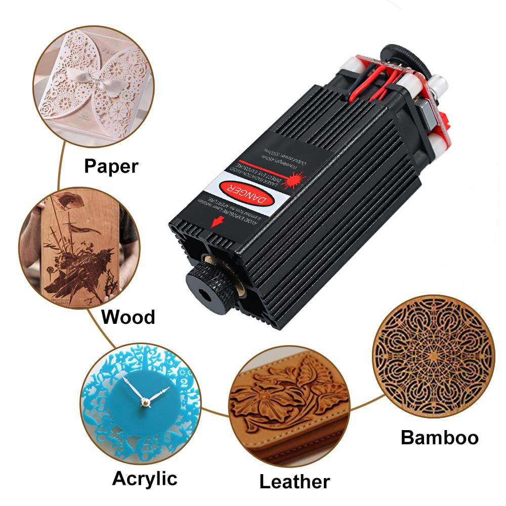 500mw/ 2500mw/5500mw Professional Blue Laser Head Module Adjustable Focusable for CNC Router / DIY Laser Engraving Machine - Image 3