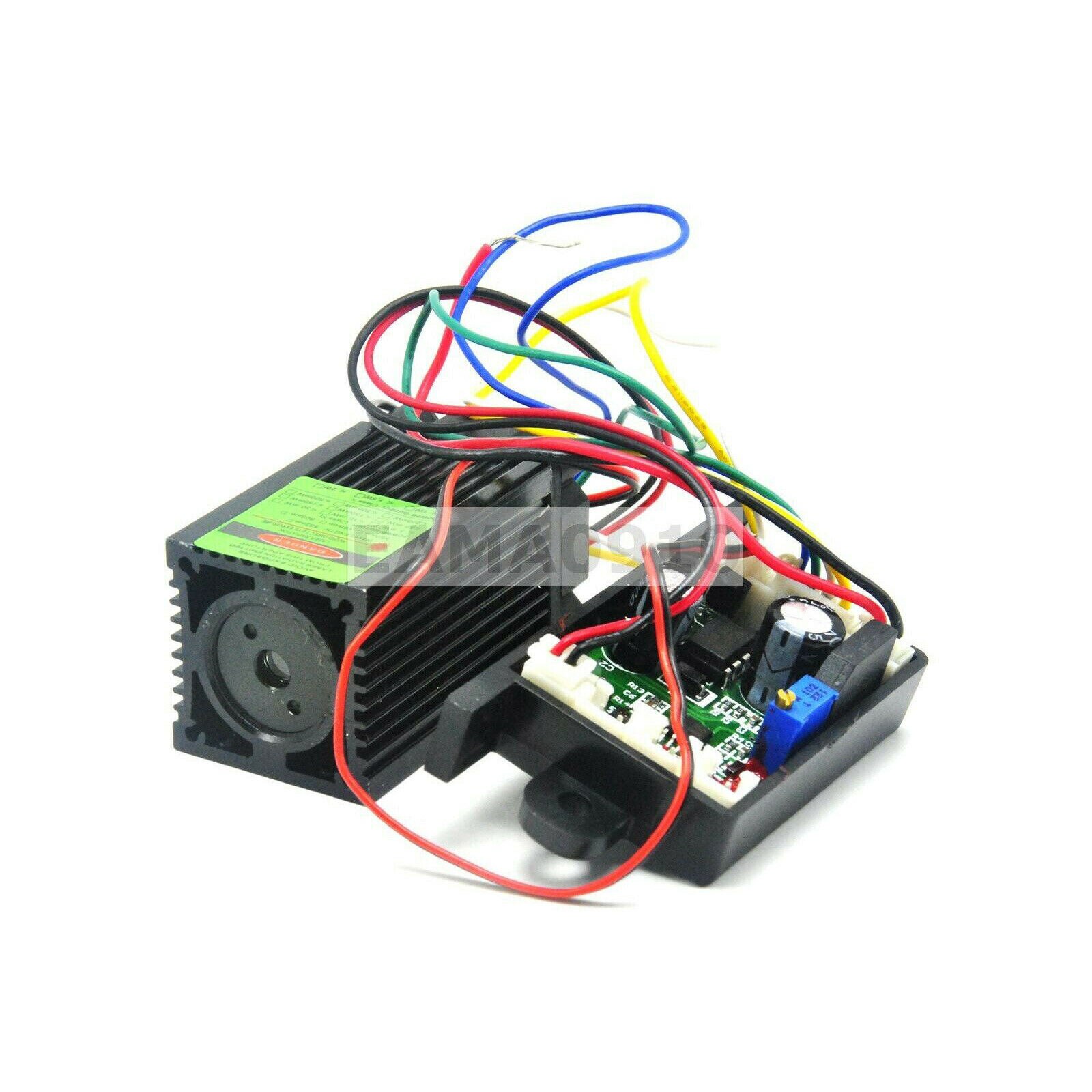 50mW 532nm Green Laser Dot Module w/Fan Cooling TTL 0-30KHZ Long Time Working