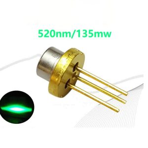520 Nm135mw Green Light Semiconductor Laser Diode High Power Laser Launch Lamp