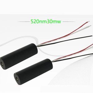 520Nm 30MW Frequency Modulation Control Green Color Dot Laser Module Emitter Diode Lamp Head 30KHz