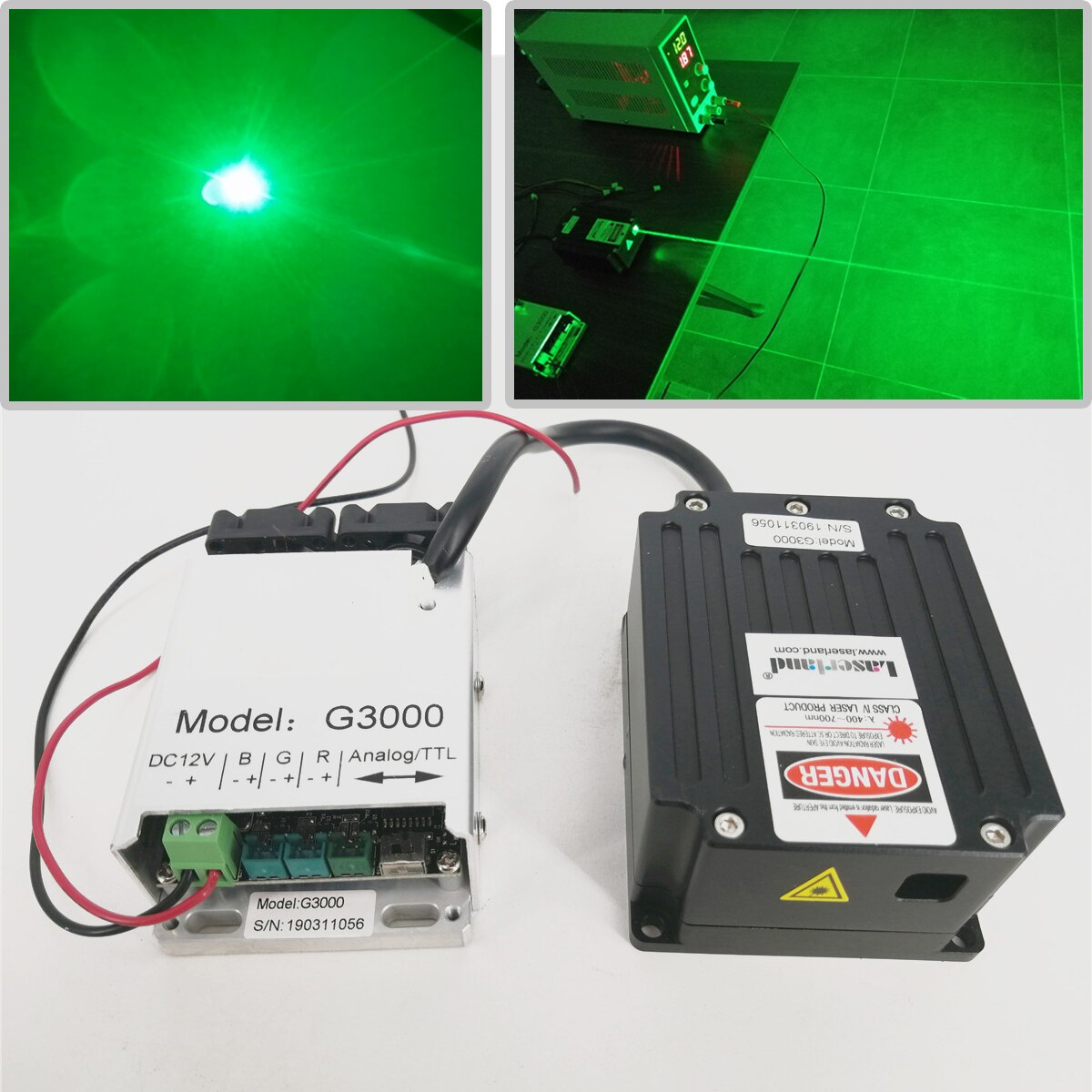 520nm 2.1w 3w 4w Diode Laser Module for Stage Lighting DJ KTV Ball Bar Base Landmark Navigator Pilot - Image 5
