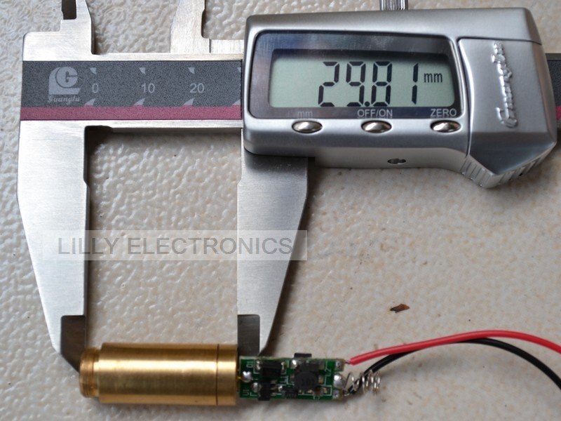 532MD-100-GD 532nm 100mW Green Laser Diode Module 3.0V-3.7VDC - Image 3