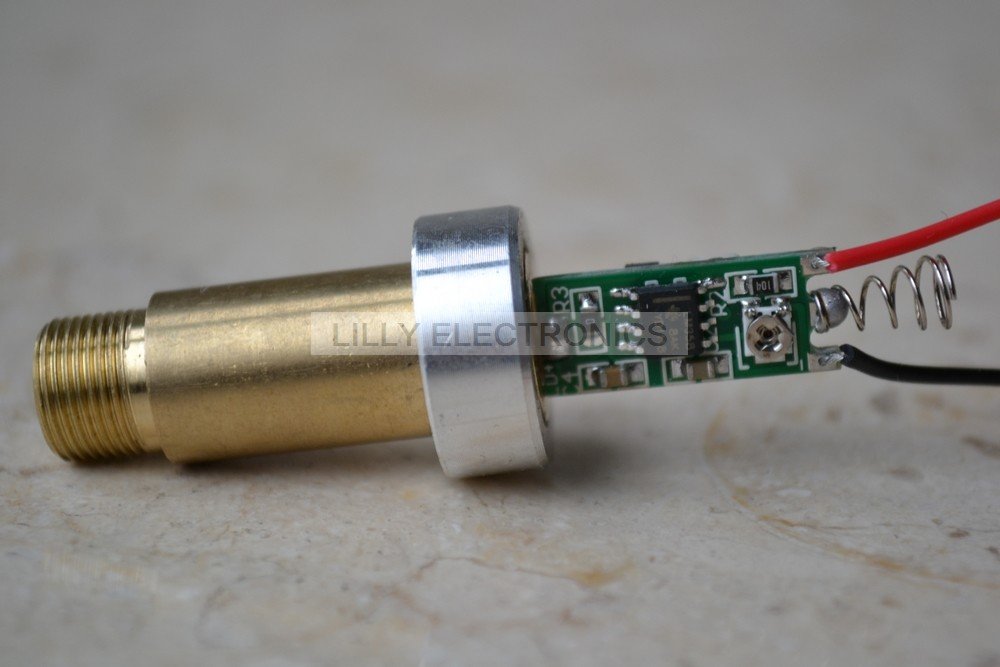 532MD-200-HS-GD 532nm 200mW Green Laser Diode Module w/h Heatsink