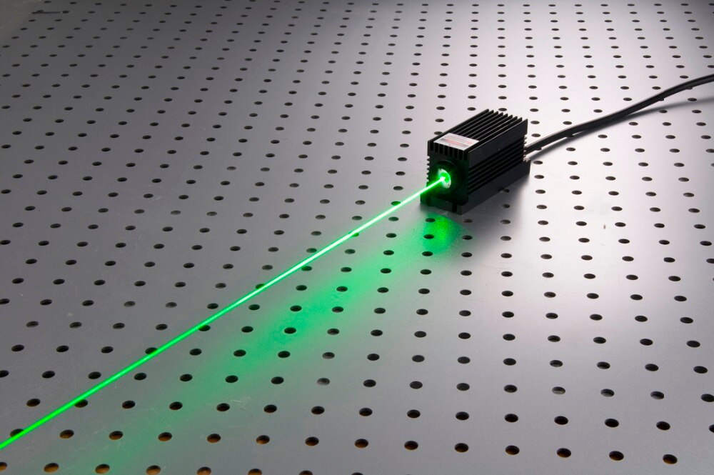 532nm 100mW Focusing Green Laser Dot Module Diode Fat Beam TTL Modulation 0-30KHZ with TEC Cooling 85-265V PS-I power supply - Image 2