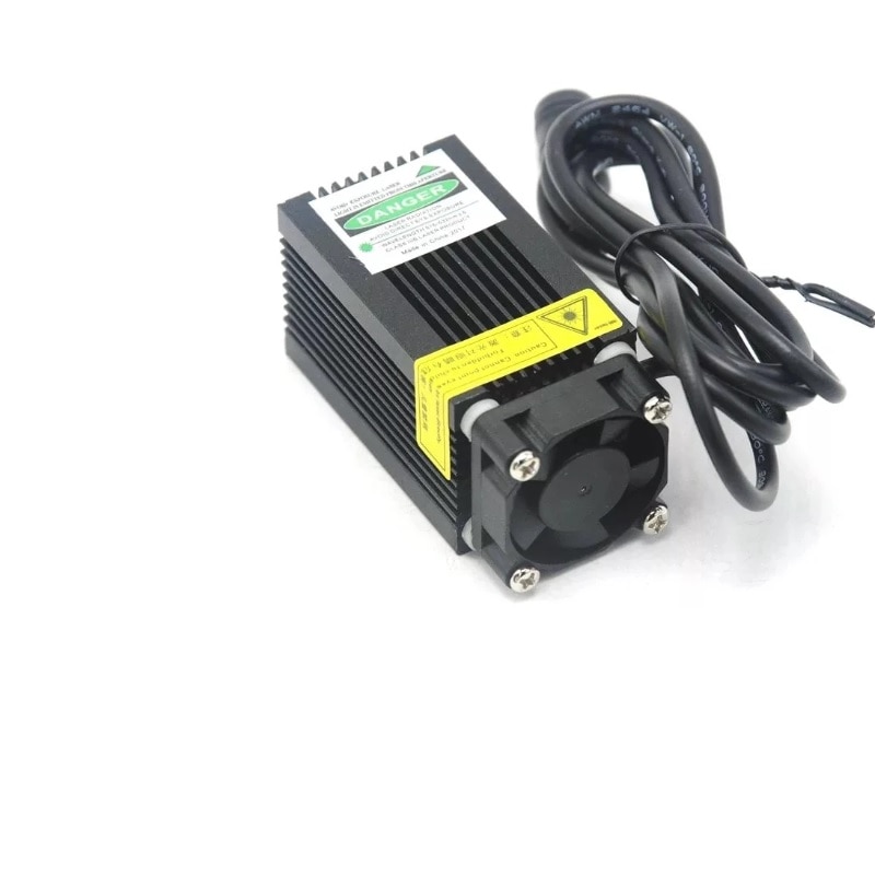 532nm 100mW Green Laser Diode Module Dot Light With 12V 1A Adapter Holder 33x55mm - Image 2