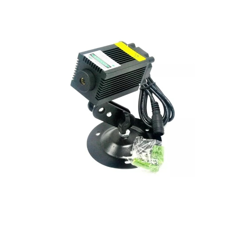 532nm 100mW Green Laser Diode Module Dot Light With 12V 1A Adapter Holder 33x55mm