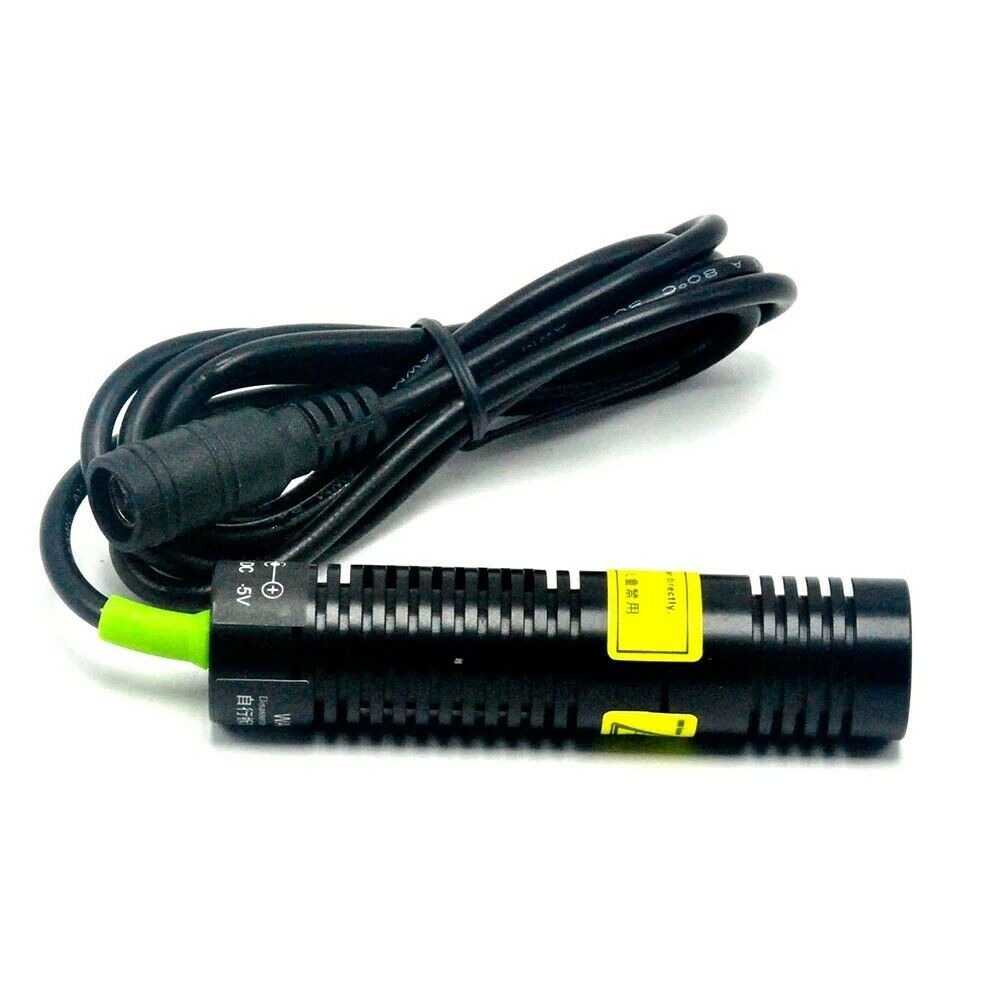 532nm 10mW Cross 5V 1A Green Laser Module Long Time Working 18x75mm w/AC Adapter - Image 3