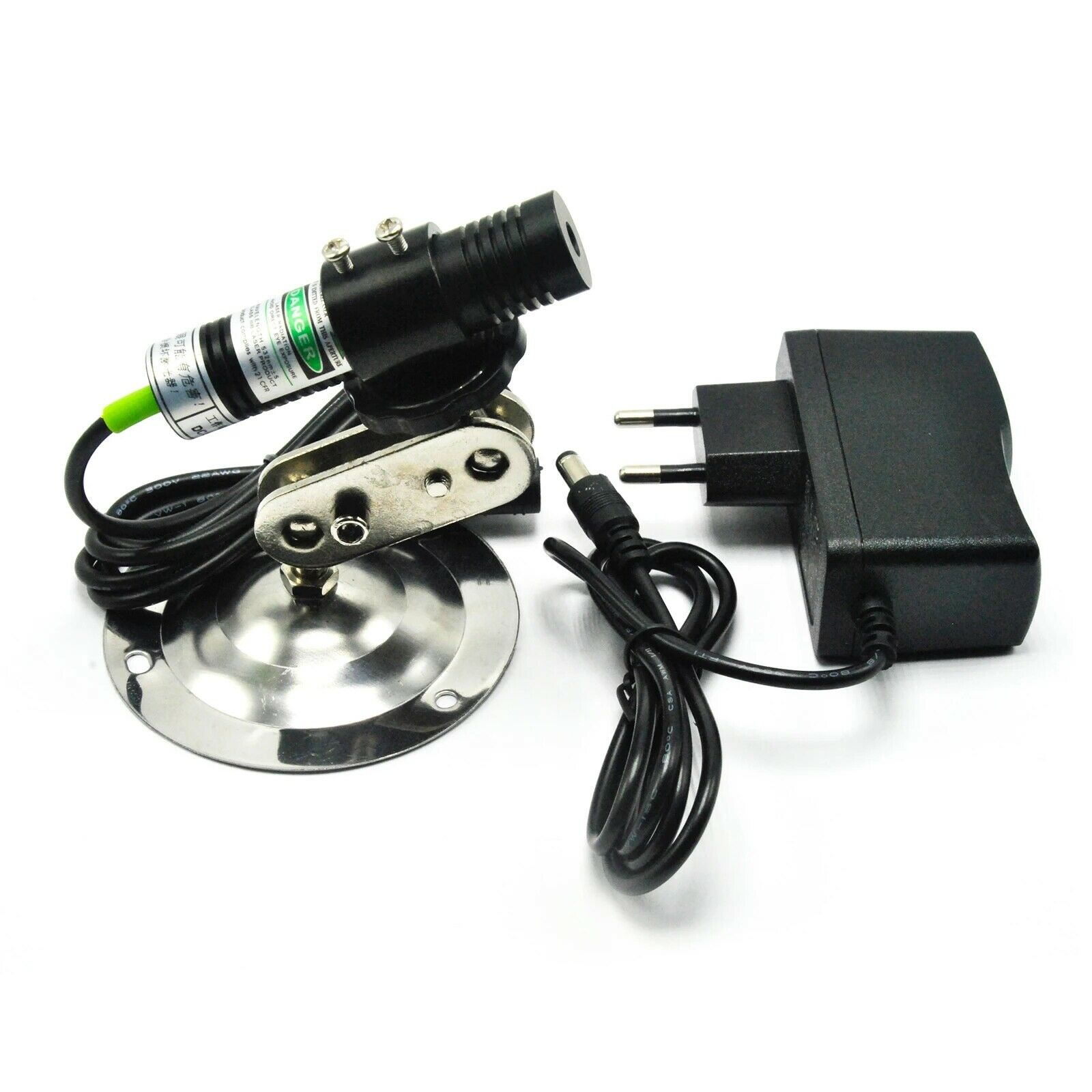 532nm 10mW Green Laser Dot Module Long Time Working w/5V 1A Adapter &18mm Holder - Image 3