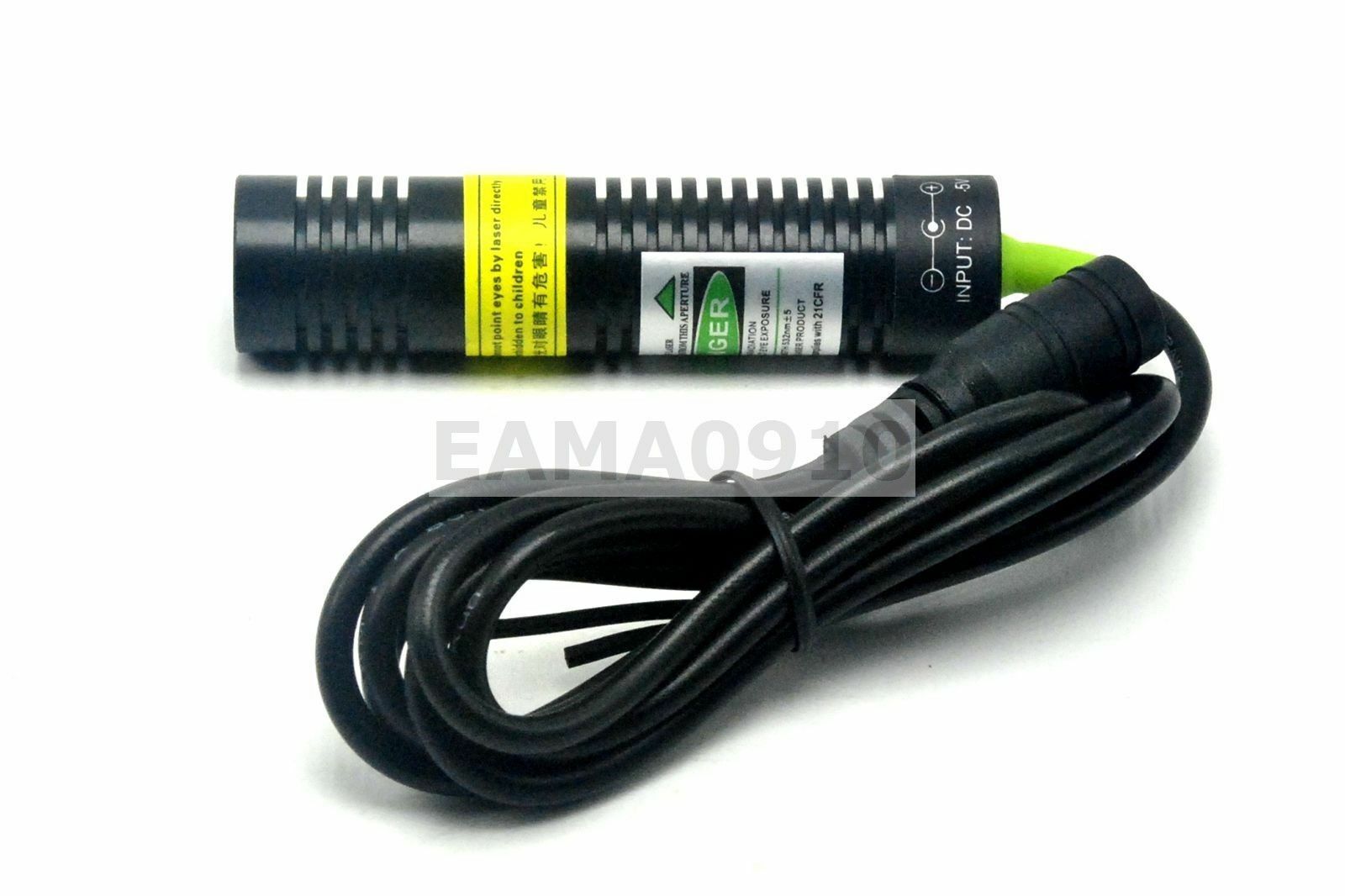 532nm 30mW 5V Green Laser Line Module Long Time Working 18x75mm w/AC Adapter - Image 3