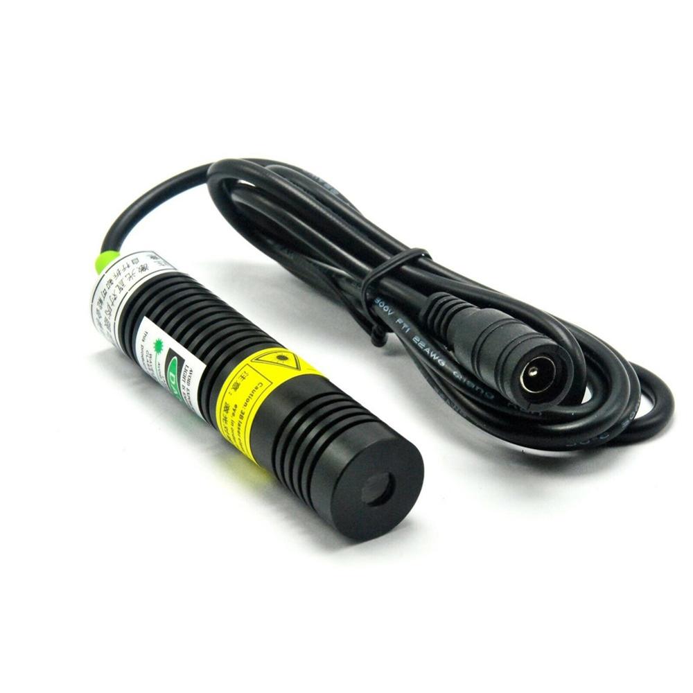 532nm 50mW Green Bright Focus Dot Laser Diode Module 5V Adapter Adjustable Holder - Image 2