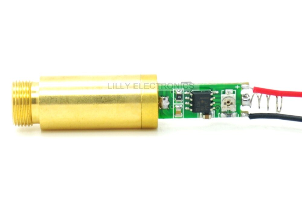 532nm 50mW Green Laser Dot Diode Module 3.7V-4.2VDC - Image 2