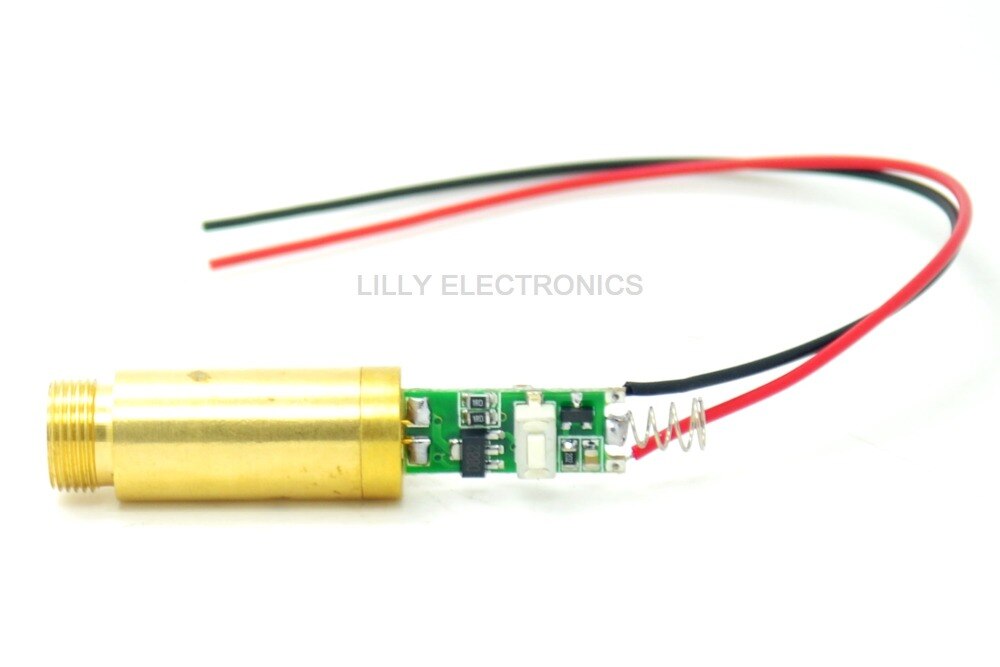 532nm 50mW Green Laser Dot Diode Module 3.7V-4.2VDC