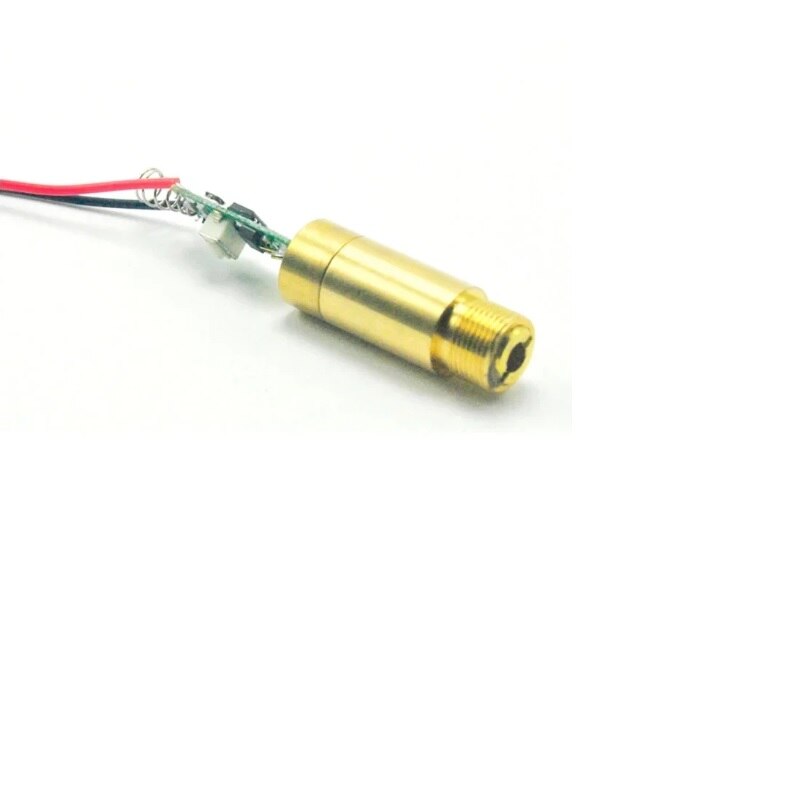 532nm 50mw Green Laser Diode Dot Module 3.7V 12mm Diameter with Brass Housing - Image 2