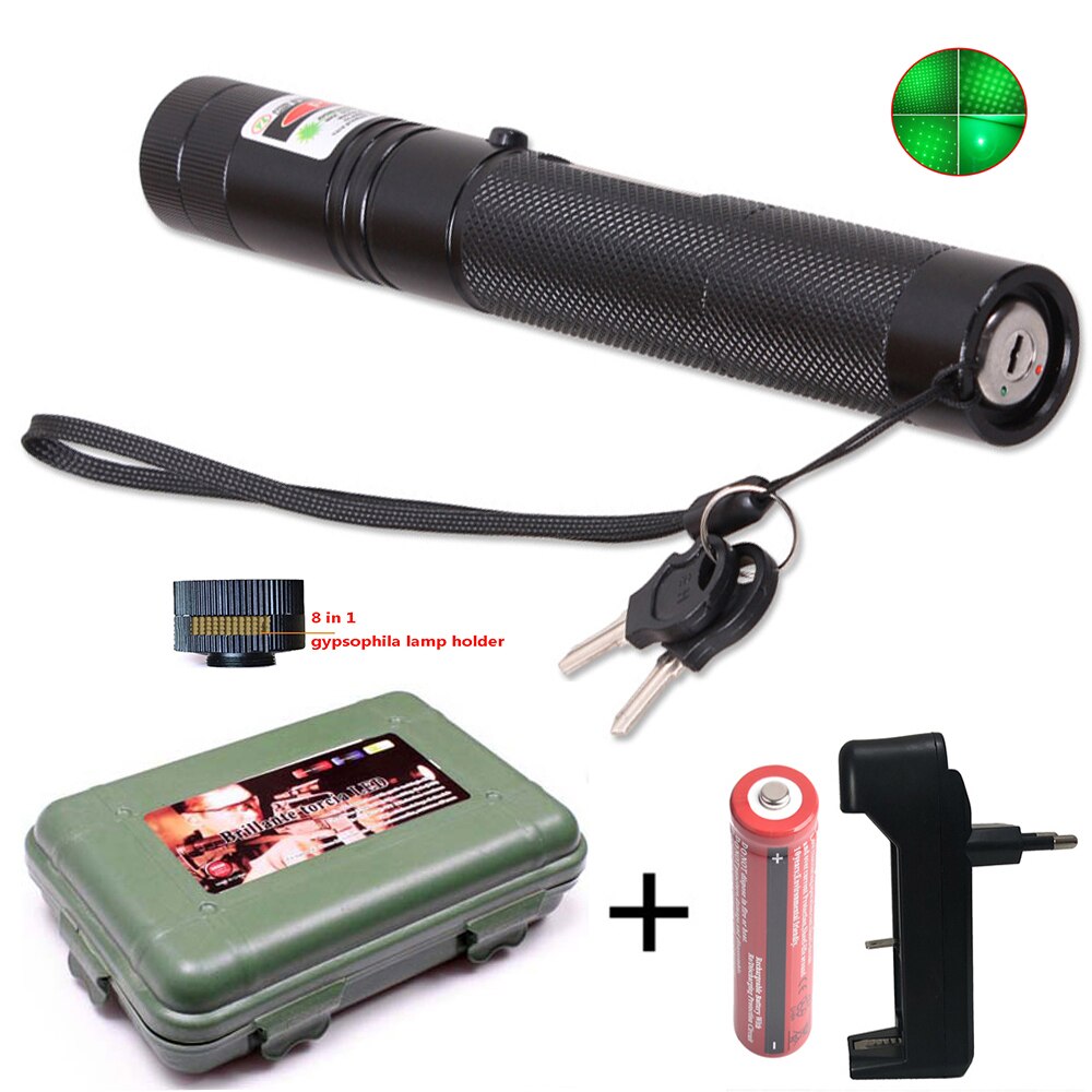 532nm 5mW Green Laser high-power laser sight, powerful laser equipment, adjustable focus laser with 18650 battery/USB charging - Image 3