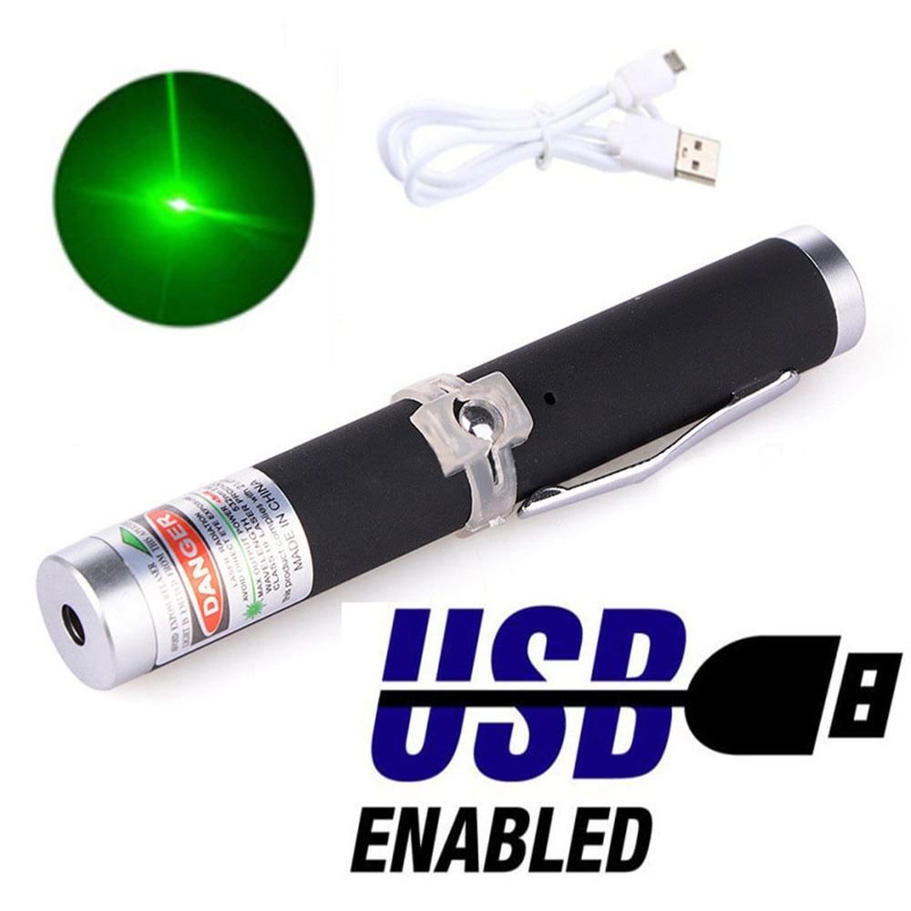 532nm 5mW Green Laser high-power laser sight, powerful laser equipment, adjustable focus laser with 18650 battery/USB charging - Image 4