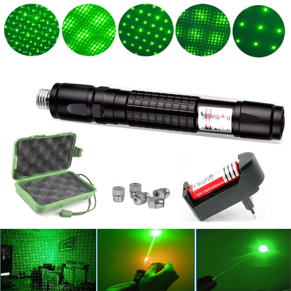 532nm 5mW Green Laser high-power laser sight, powerful laser equipment, adjustable focus laser with 18650 battery/USB charging - Image 5