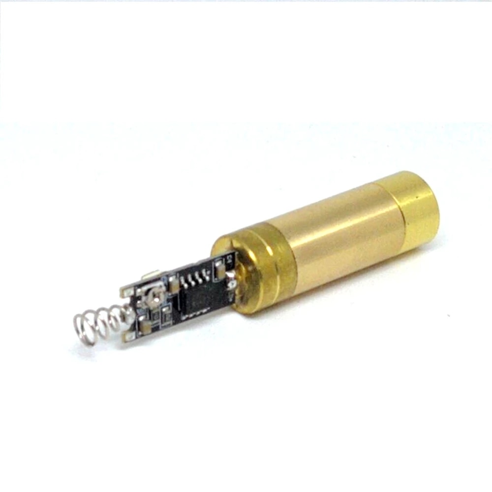 532nm 5mW Industrial Brass Green Laser Diode Module Line Beam DC3V LED Lights w Spring - Image 4