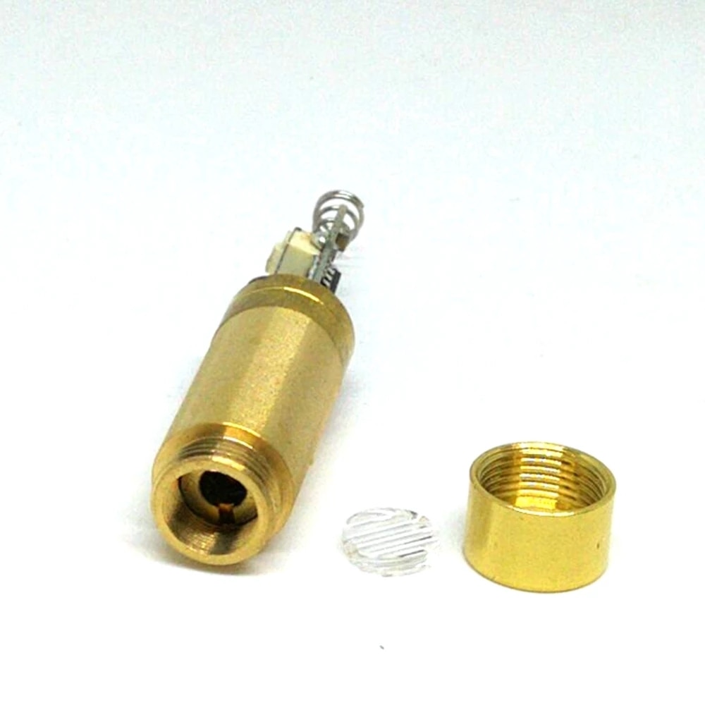 532nm 5mW Industrial Brass Green Laser Diode Module Line Beam DC3V LED Lights w Spring - Image 5