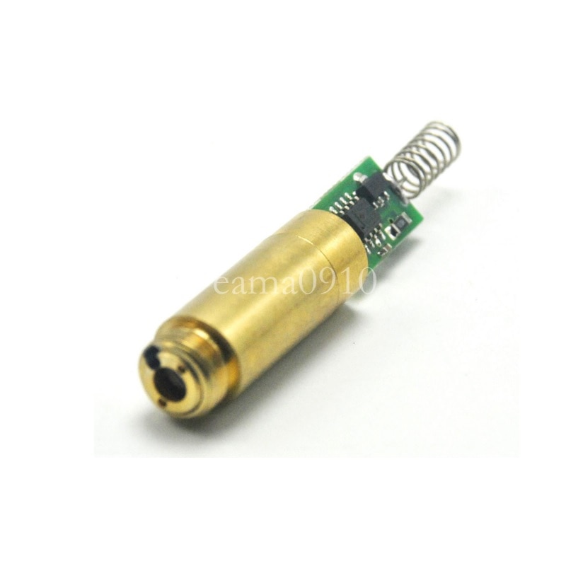 532nm 5mw Green Dot Laser Diode Module 3V 12mm Diameter Brass Housing APC Circuit Driver Switch On - Image 2