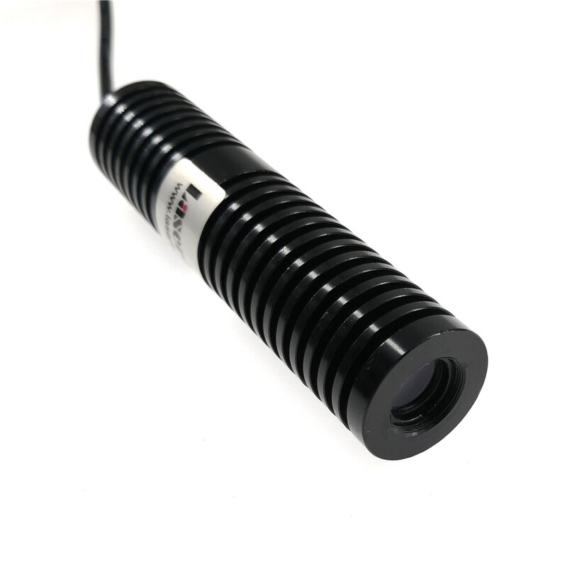 532nm Fat Beam Laser Diode Module Green Laser Head 80mW 8mm 5-24vdc Wide Voltage 22*90