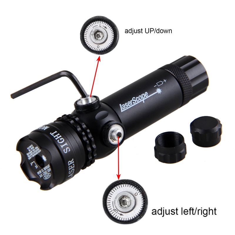 532nm Green Laser Dot Sight Red Hunting Emitter 21mm/11mm Ring Rail QD Barrel Scope Mount Gun Light W/Remote Switch 2*BY Charger - Image 3