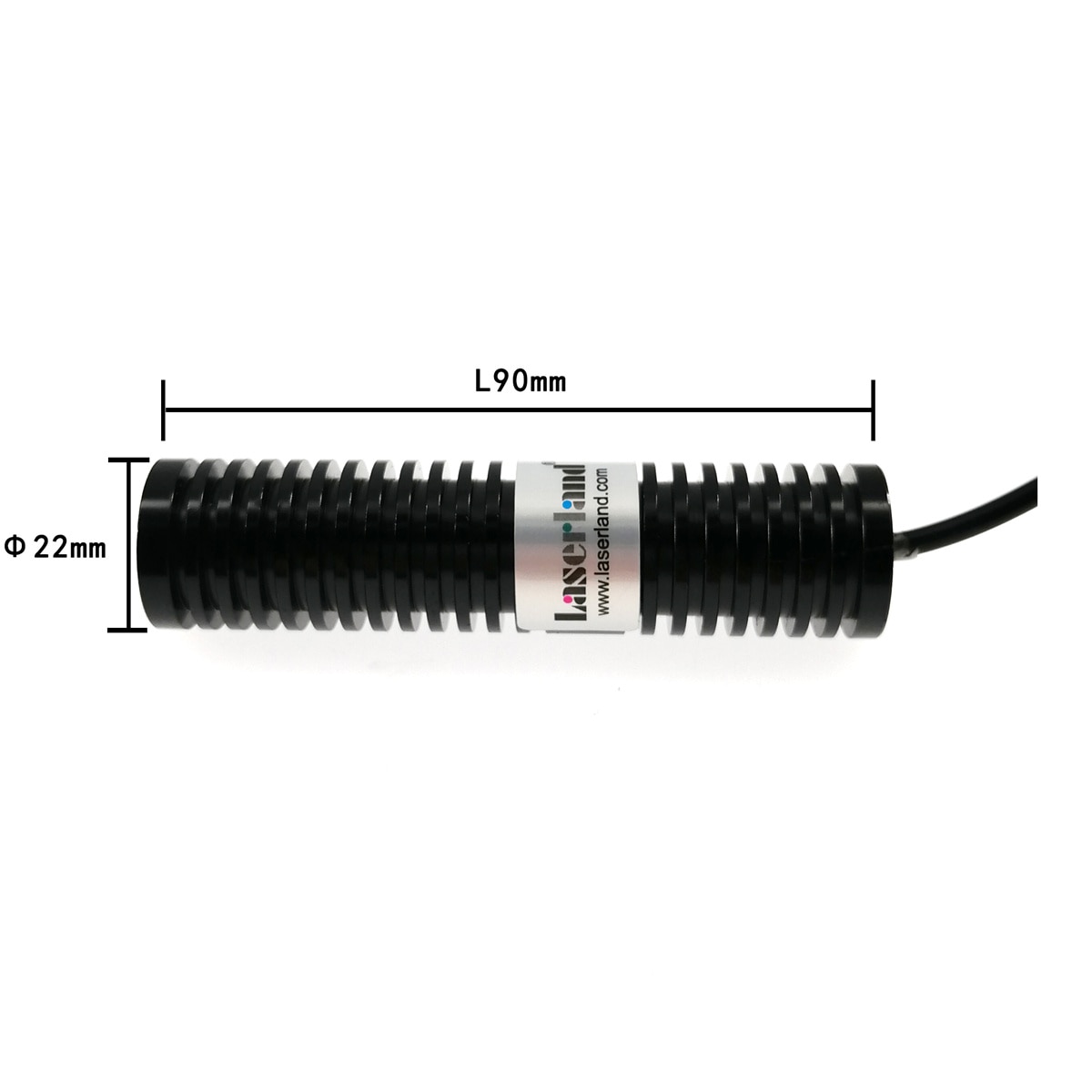 532nm Green Laser Head 80mW 8mm Fat Beam Laser Diode Module 5-24vdc Wide Voltage 22*90 - Image 5