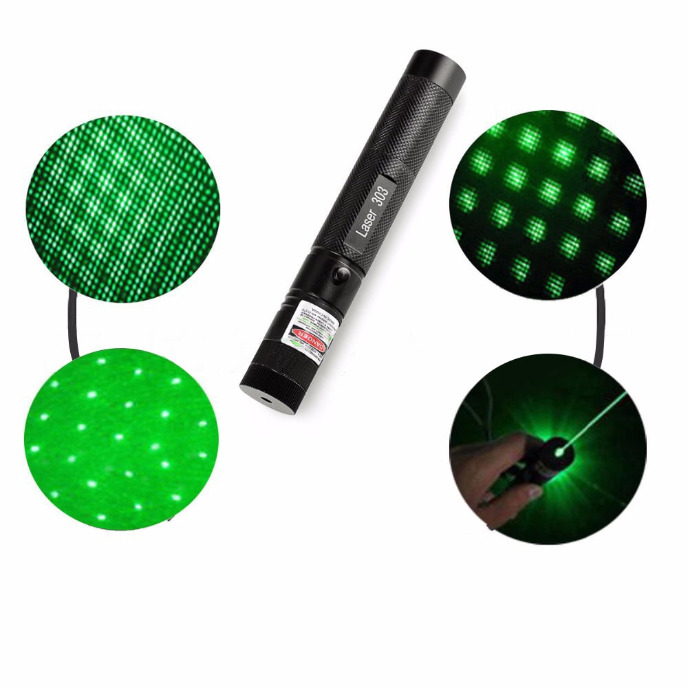 532nm high power green laser 303 indicator super long radiation distance indicator 6 in 1 laser head charger 18650 battery - Image 4