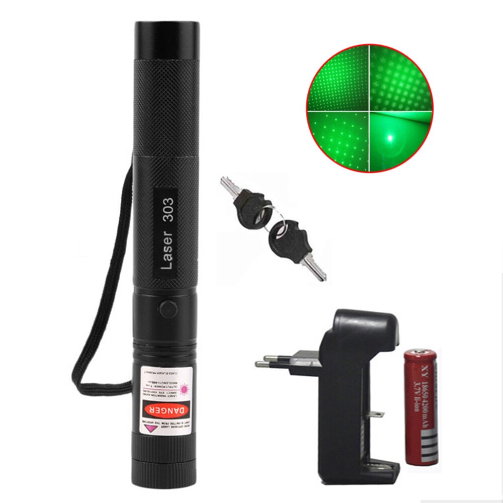 532nm high power green laser red dot purple laser professional traveler outdoor powerful laser 303 indicator burning laser