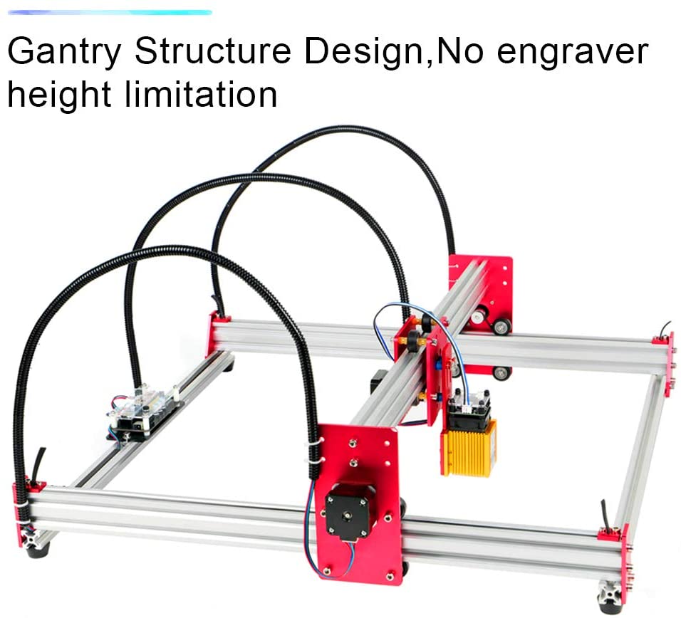 5500mW/15W DIY Laser Engraver Machine 45*45 Engraving Machine 2Axis Wood Router Mini Marking Machine Laser Cutter Printer