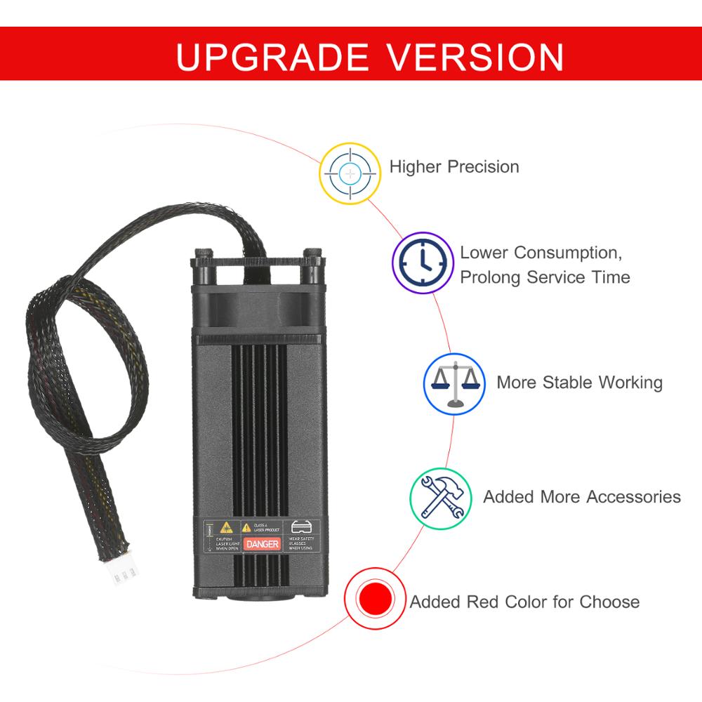 5500mW-30W 450nm Blue laser Head Laser Module For DIY Carving Engraving Machine Engraver Accessory Wood Marking Cutting Tool - Image 2