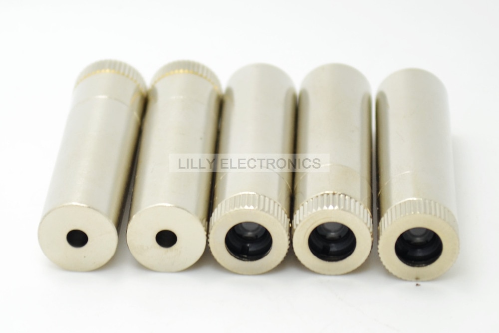 5pcs 12x40mm 5.6mm TO-18 Laser Diode Metal Housing w/ Lens