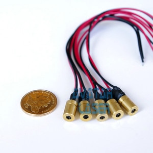 5pcs 6.5*10mm Fine Focusable 780nm 3mW 5mW Infrared IR Dot Laser Diode Module