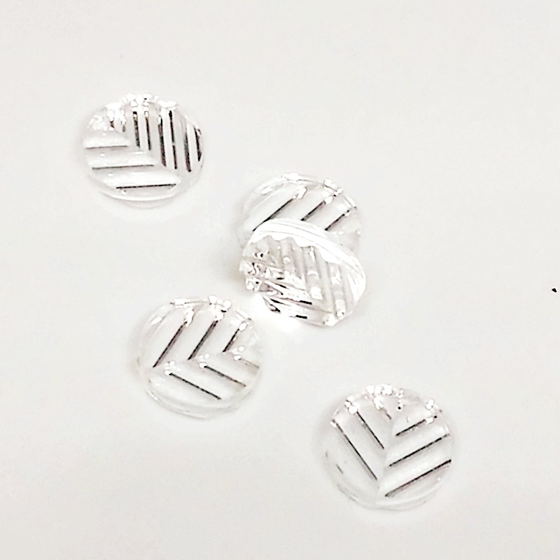 5pcs 8mm Plastic Cross Lens for Red Green Blue IR Laser Diode Module