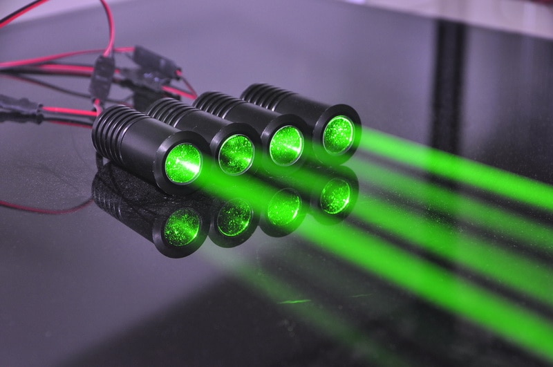 5pcs Fat Beam 532nm Green 50mW Laser Diode Module for KTV Bar DJ Night Club Stage Lighting Effects