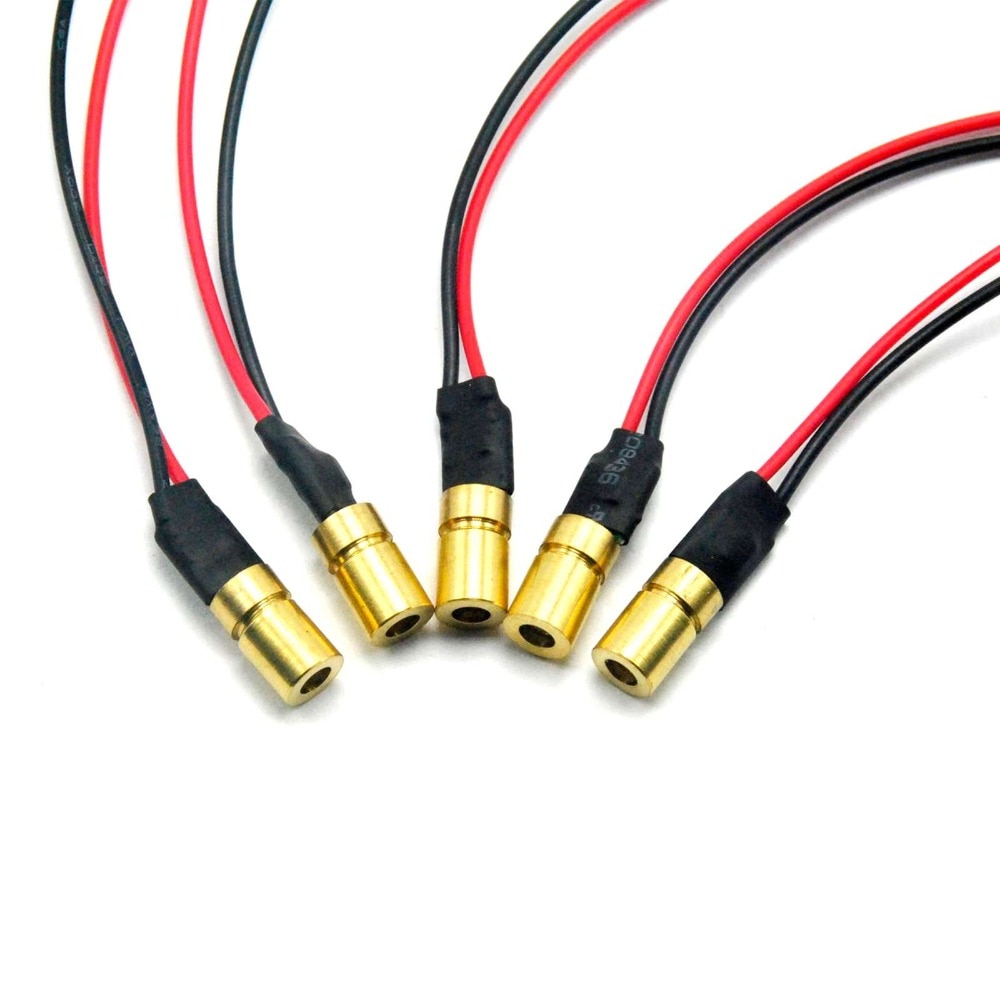 5pcs IR Infrared Laser Dot Diode 780nm 3mW 3VDC Mini Lazer Module 6x10mm