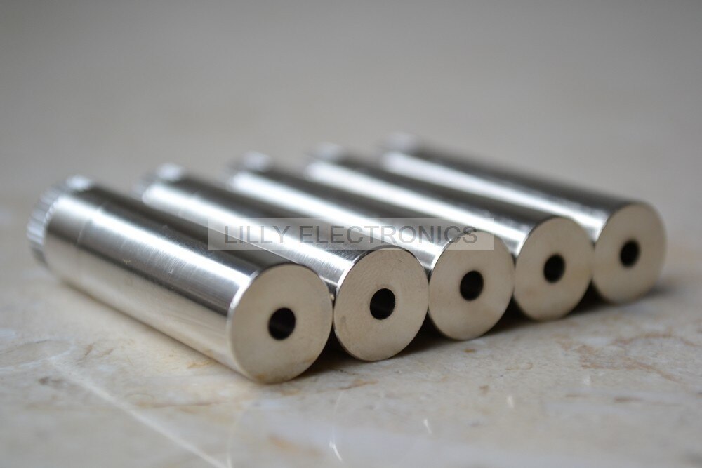 5pcs TO-18 Laser Diode Focusable Metal Housing w/ Lens 12x40mm 5.6mm