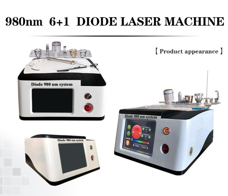60W 980nm Diode Laser Machine Nail Fungus Removal Spider Vein Removal Physical Therapy And Lipolaser Reduce Cellulite On Sale - Image 4