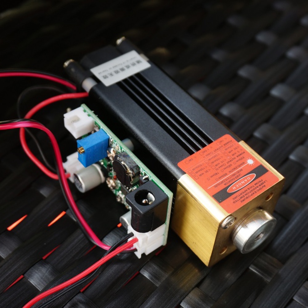 635nm 638nm 1W 1000mW 12V Adjustable Focus Orange Red Laser Head Module DIY - Image 5