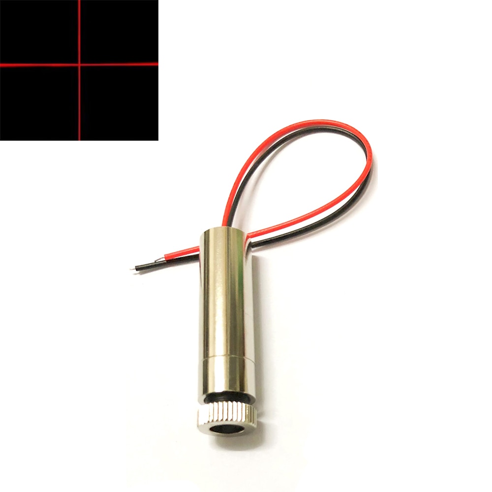 650nm 100mW 12x45mm Dot/Line/Cross Adjustable Focusable 3V Red Laser Module Industrial 12mm LED LD Module - Image 4