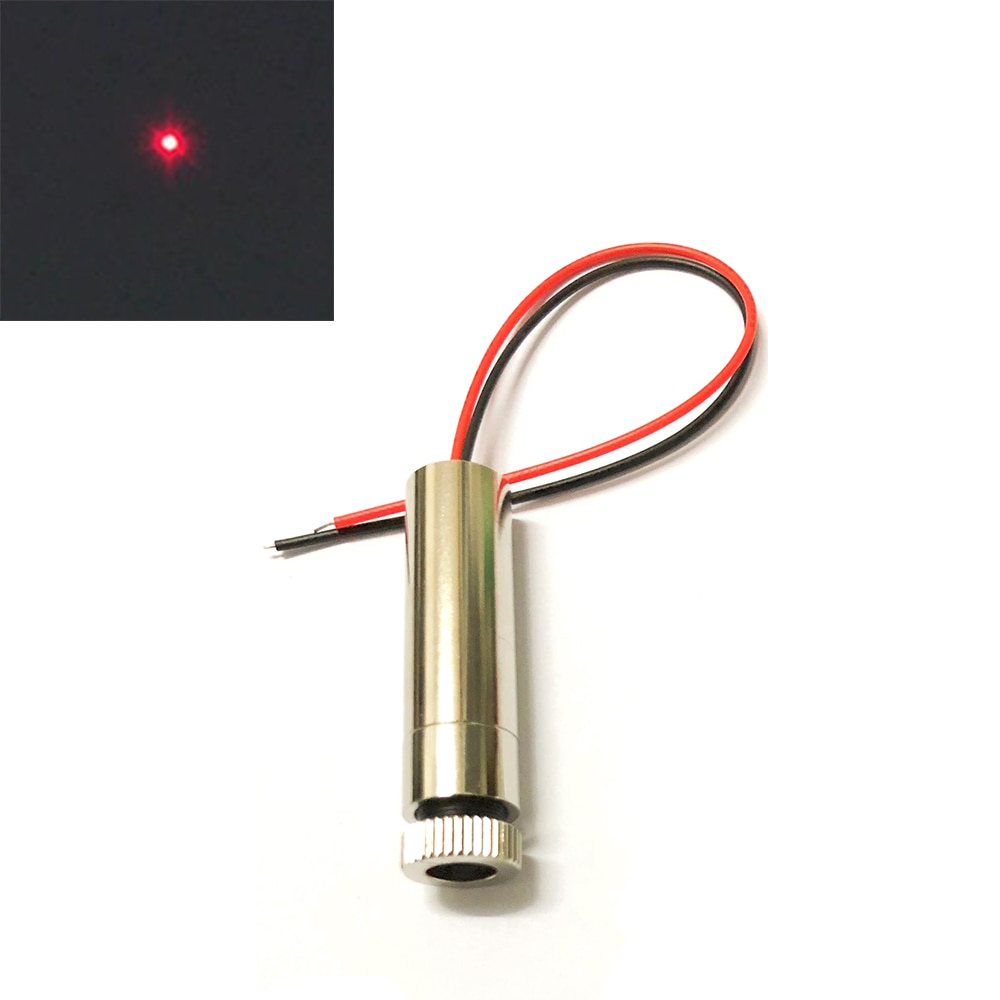 650nm 100mW 12x45mm Dot/Line/Cross Adjustable Focusable 3V Red Laser Module Industrial 12mm LED LD Module - Image 5