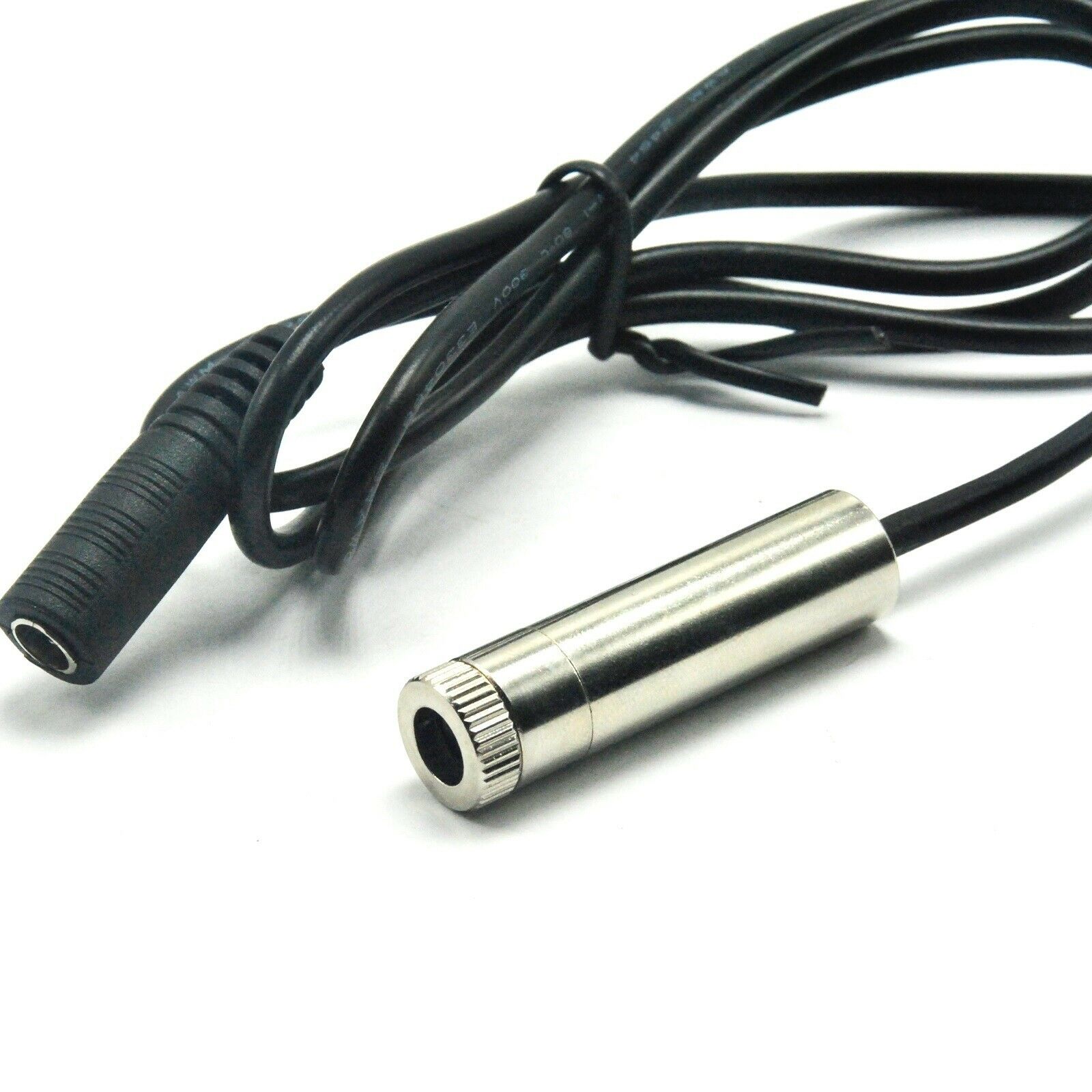 650nm 100mW Red Dot Line Cross Head Focusable Laser Diode Module with 5V Adapter Heatsink - Image 2