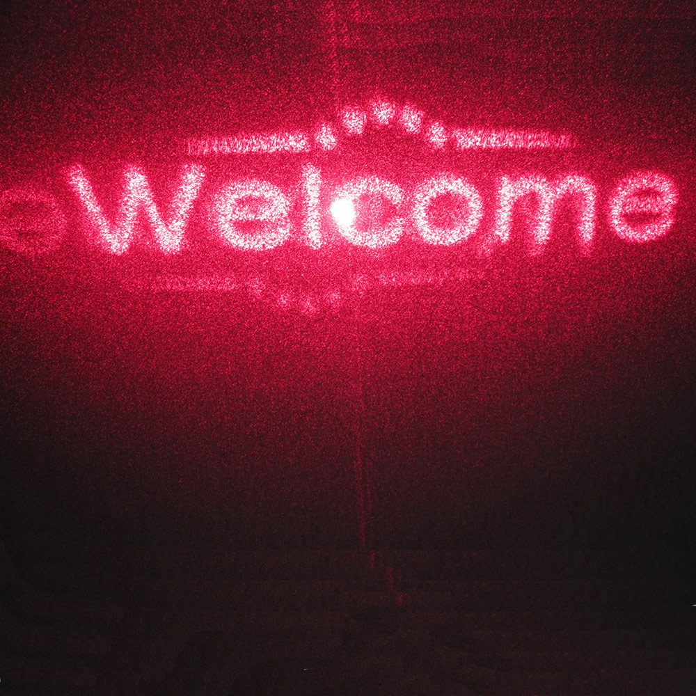 650nm 150mW Red Laser Welcome Projector Diode Module for Shop Club Home with EU/US Power Supply - Image 2