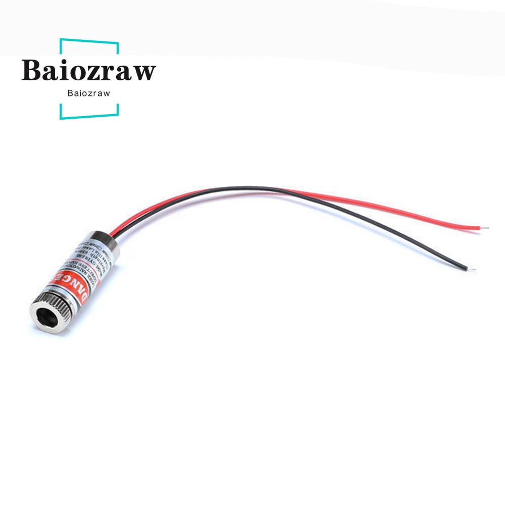 650nm 5mW 3-5V 40MA Red Spot /word Line /Cross Laser Module Head Glass Lens Focusable Focus Adjustable Laser Diode Head - Image 3