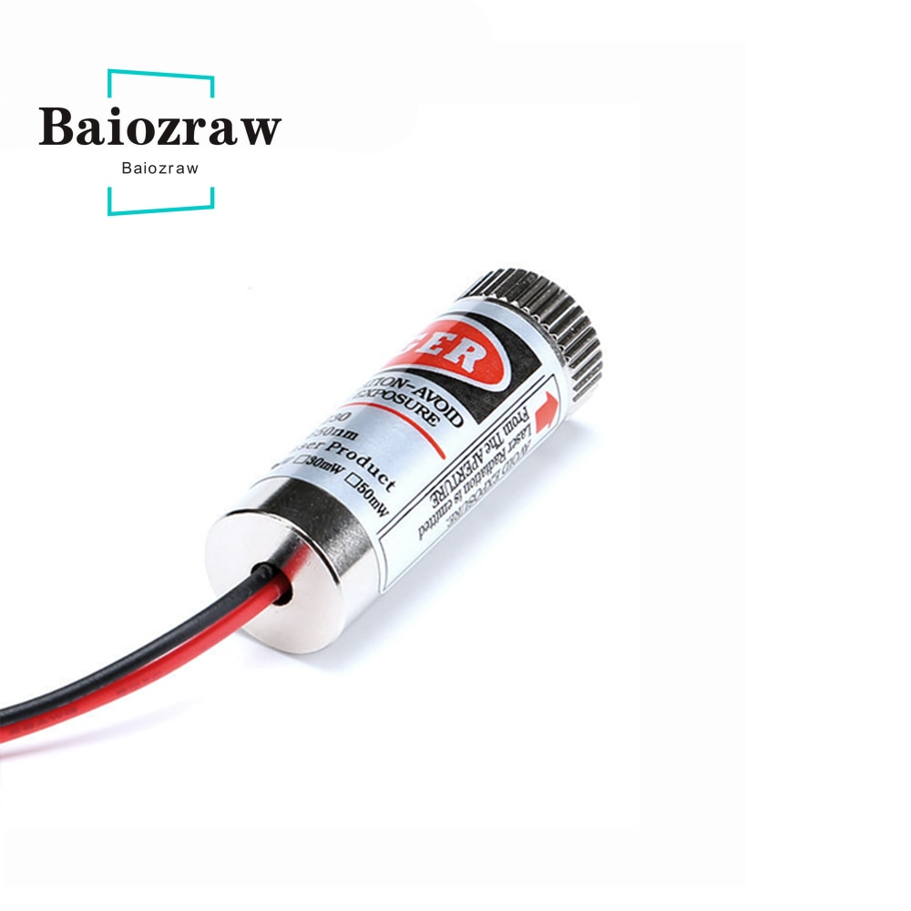 650nm 5mW 3-5V 40MA Red Spot /word Line /Cross Laser Module Head Glass Lens Focusable Focus Adjustable Laser Diode Head
